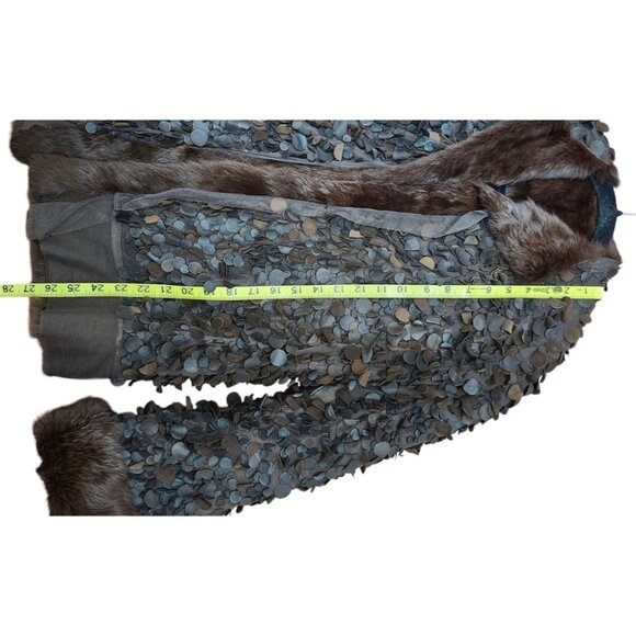 MAURIZIO PECORARO MILANG Reversible jacket made of natural rabbit fur  Size IT42 - Picture 16 of 16